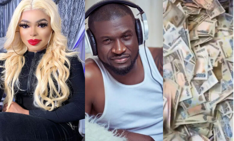 See Peter of Psquare and others reactions as Bobrisky shares bank account balance of almost N1Billion