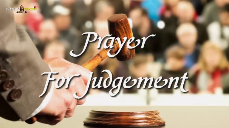 Powerful Prayers for Judgment