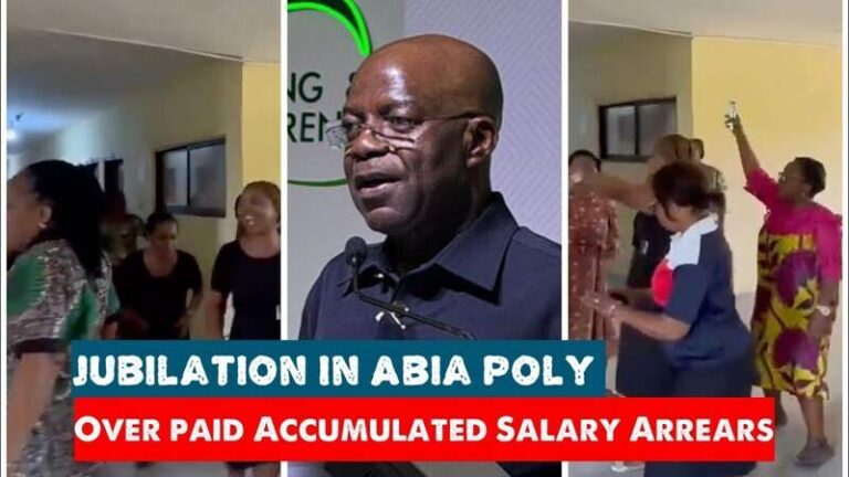 Abia Poly Staff Celebrate Governor’s Payment of Salary Arrears