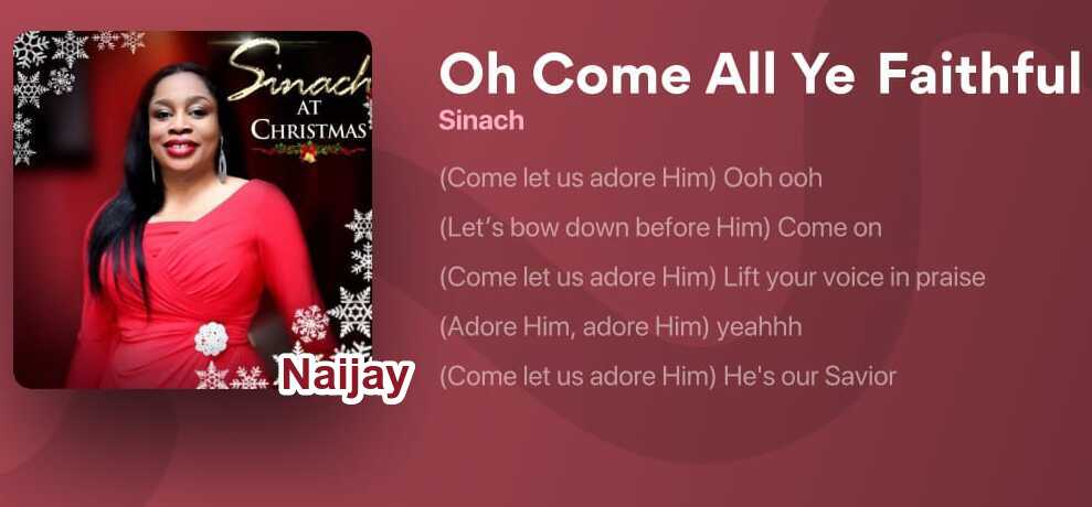 Oh Come Let Us Adore - Sinach (Mp3, Lyrics) 1 Oh Come Let Us Adore - Sinach (Mp3, Lyrics)